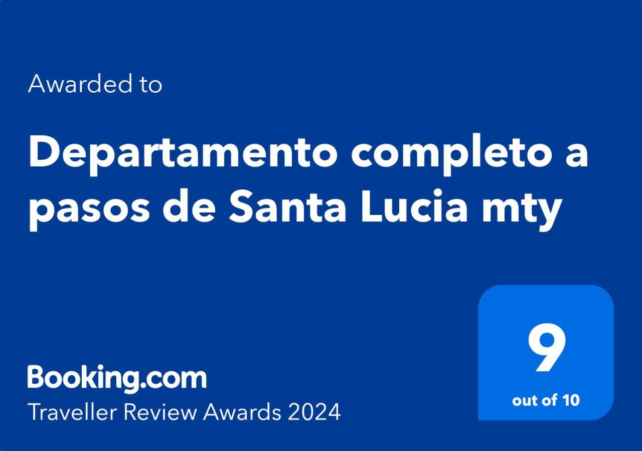 Departamento Completo A Pasos De Santa Lucia Mty Daire Monterrey Dış mekan fotoğraf